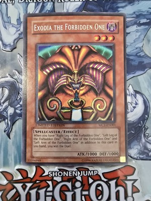 Yugioh Exodia The Forbiden One MC1-EN001 Secret Rare - LE - LP Holobleed-image