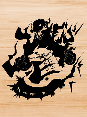 Decal Vinyl Car Truck Sticker - Godzilla VS Mechagodzilla You Pick Size & Color-image