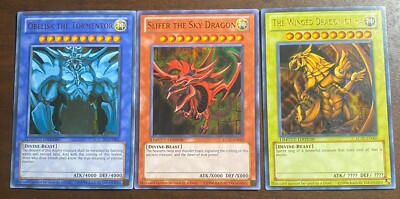 Obelisk the Tormentor + Slifer the Sky Dragon + Winged Dragon of Ra LC01 NM-image