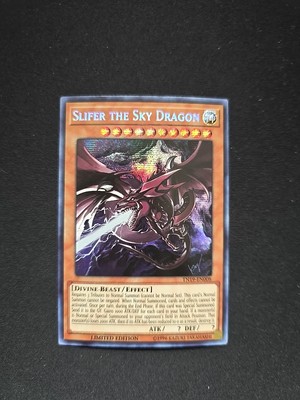 Yugioh! Slifer The Sky Dragon - TN19-EN008 - Prismatic Secret Rare Limited-image