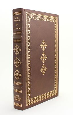 The Affair C. P. Snow Signed Franklin Library Vtg Leather Bound 1979 Limited -image