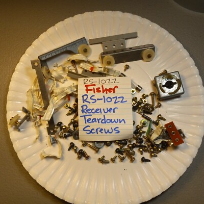 📈TEARDOWN SCREWS 💥 FISHER RS-1022 💥 STEREO RECEIVER-image