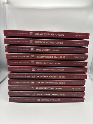 Time-Life History Of The United States Hardcover Leather Bound Book Series (11)-image