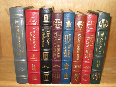 EASTON PRESS 8V SPY SERIES Russia Key Rebecca Odessa Parsifal Eagles FINE SIGNED-image