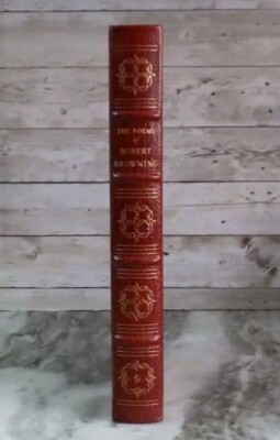Vintage Easton Press THE POEMS of ROBERT BROWNING  100 Greatest Books-image