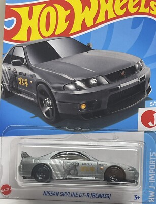 Hot Wheels 2024 N Case International Card Nissan Skyline GT-R (BCNR33) Godzilla-image