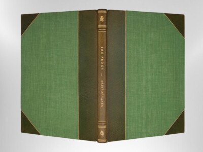 The Frogs by Aristophanes, Signed Custom Harcourt Binding-image