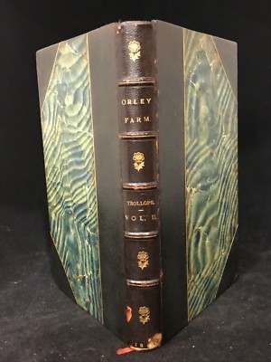 1862 Orley Farm John Trollope Millais Illustrated Volume II 3/4 Leather Scarce-image