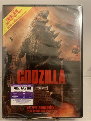 Godzilla 2014 2 Disc Set DVD Brand New Sealed-image