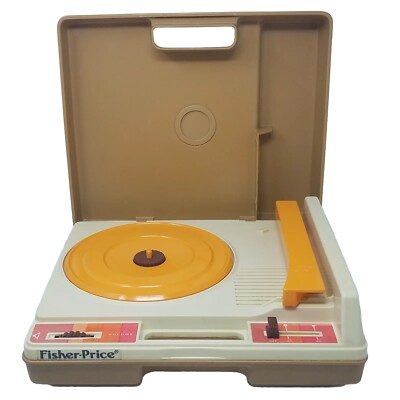 Vintage 1978 Fisher Price Record Player 825 45 & 33 rpm 7