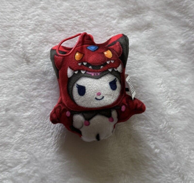 McDonalds Yu-Gi-Oh! x Hello Kitty Kuromi Slifer The Sky Dragon Plush Toy 2024-image