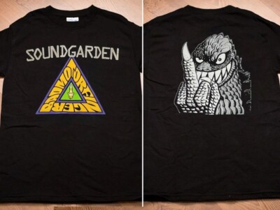 Soundgarden Bad Motor Finger Godzilla Middle Finger T-Shirt, Soundgarden Tour 19-image