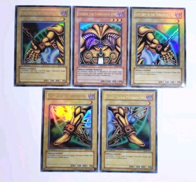 Yu-Gi-Oh! Exodia the Forbidden One LOB 1st Ultra Complete Set Asian NM/VLP!!-image