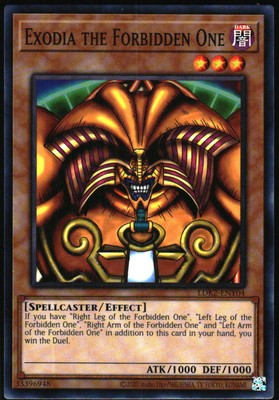 Yu-Gi-Oh! - Exodia the Forbidden One 2016 LDK2-ENY04 Common Unlimited-image