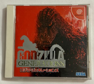 Dreamcast Godzilla Generations Dreamcast Sega Original Case Tested Japan Import-image
