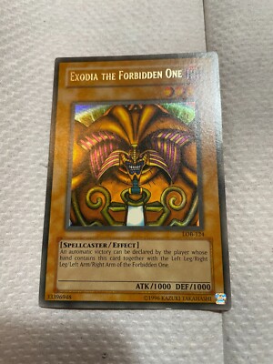 Exodia the Forbidden One LOB-124 Legend of Blue Eyes White Dragon Unlimited LP-image
