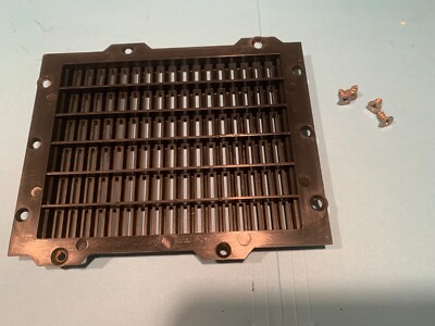 Fisher RS-2007 Stereo Receiver Parting Out Grill Insert + Screws-image