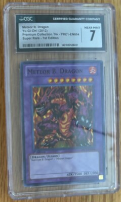 Yugioh TCG Meteor B Dragon 1st Edition Holo CGC Graded 7 Not PSA Card-image
