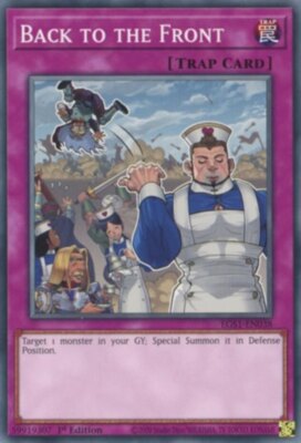  1x Back to the Front - EGS1-EN038 - Common - 1st Edition - Egyptian God Deck: S-image