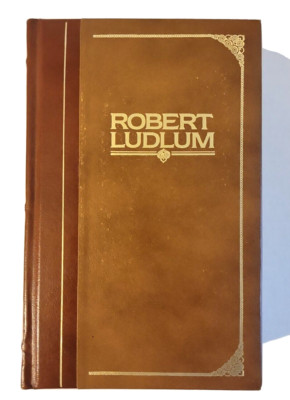 Robert Ludlum Anthology- Scarlatti Osterman Matlock Gemini Leather Gold Gilt +-image
