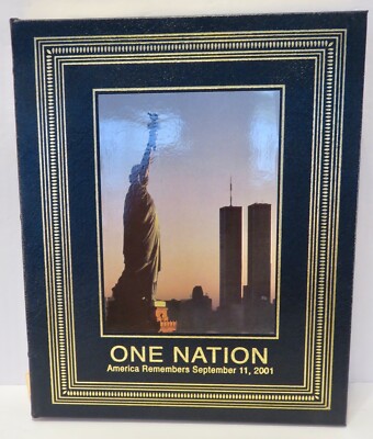2001 First Edition: One Nation: September 11: Time/Easton Press Leather HC-image