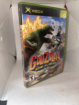 NO GAME Godzilla: Destroy All Monsters Melee Xbox CASE & Authentic ARTWORK Only-image