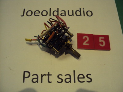 Fisher 203 Original Selector Switch Selects Phono,FM,AM,AUX 1&2 Parting Out 203 -image