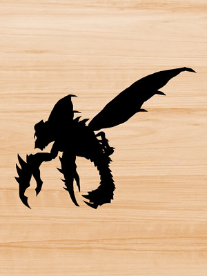 Decal Vinyl Car Truck Sticker - Godzilla Kajui Megaguirus You Pick Size & Color-image