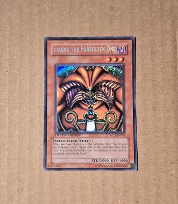 Yugioh Exodia The Forbiden One MC1-EN001 Secret Rare Limited Edition LP-image