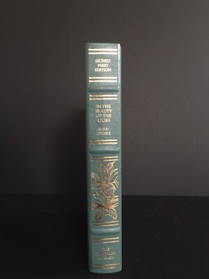 Franklin Library In the Beauty of Lilies John Updike 1st ed Signed-image