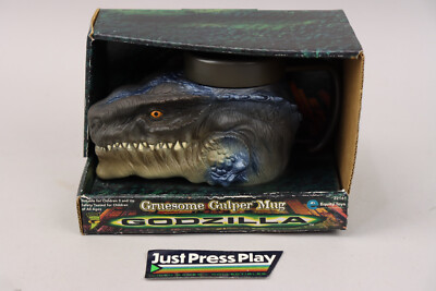 NOS Vintage TOHO Godzilla Gruesome Gulper Mug 1998 Equity Toys 322161-image