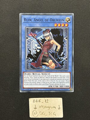 Yugioh - Ruin, Angel Of Oblivion - CYHO-EN027 - 1st Edition - Common - NM-image