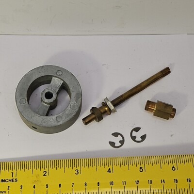 Vtg Tuning Shaft Weighted for FISHER 600 AM/FM Receiver Radio String Tuner Knob-image