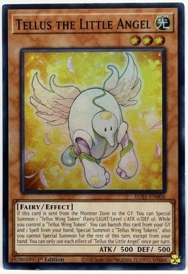 Yu-Gi-Oh! Tellus the Little Angel EGS1-EN006 Egyptian God Deck: Slifer the Sky..-image