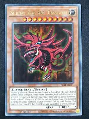 Slifer the Sky Dragon EGS1 Ultra Rare - lim ed Yugioh Card #3FF-image