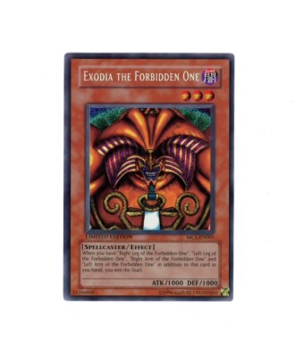 TCG YU-GI-OH! EXODIA THE FORBIDDEN ONE SECRET RARE HOLO! LIMITED EDITION NM-image