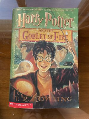 HARRY POTTER And The GOBLET OF FIRE  J.K. Rowling Paperback Book scholastic SC -image