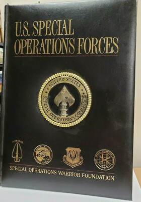 U.S. SPECIAL OPERATIONS FORCES Fully Illustrated Leather Bound Brand New RARE-image