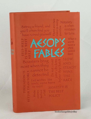AESOP'S FABLES Illustrated by Arthur Rackham Flexi Bound Faux Leather Brand NEW-image