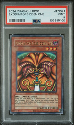 2024 YU-GI-OH! RP01-RETRO PACK #EN021 EXODIA THE FORBIDDEN ONE PSA 9-image
