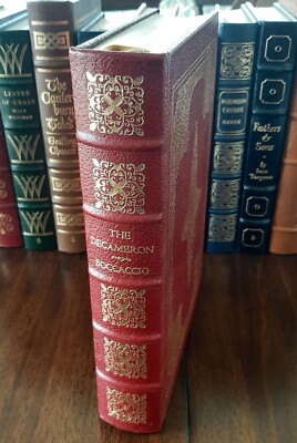 Easton Press THE DECAMERON ~ John Boccaccio ~ 100 Greatest Books Ever Written-image