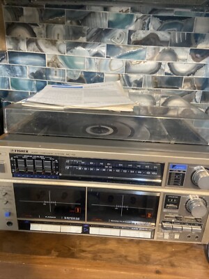 Rare Vintage Fisher MC-725 Audio Component System Record Tape Radio-image