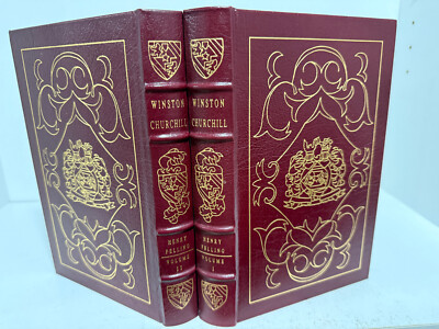 Easton Press Winston Churchill by Henry Pelling 2 vol  Great Lives Series-image