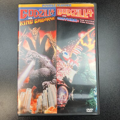 Godzilla vs King Ghidorah/Mothra the Battle For Earth DVD Double Feature!!-image