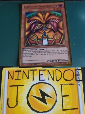 EXODIA THE FORBIDDEN ONE-YUGIOH-1ST EDITION PREMIUM GOLD RARE-MGED-EN005-image