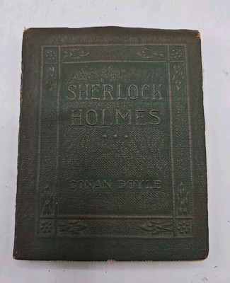 Sherlock Holmes Little Leather Library Book Arthur Conan Doyle Rare Vtg.  Bsk.-image