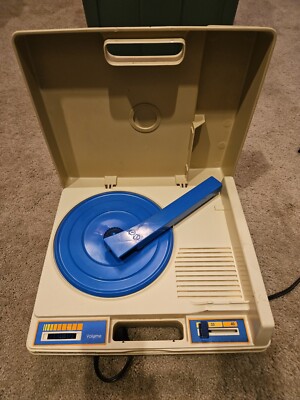 Fisher Price Vintage 1978 Portable Record Player 825 WORKS  33 & 45 RPM-image