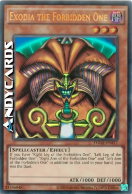 EXODIA THE FORBIDDEN ONE • (Exodia the Forbidden) • Ultra R • YGLD ENA17 • Unl-image