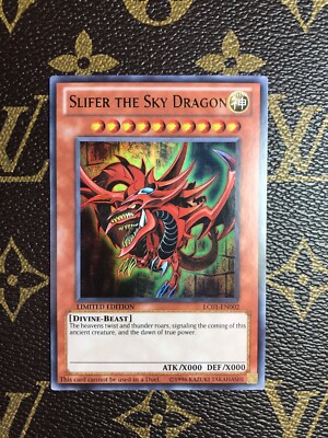 Slifer The Sky Dragon LC01-EN002 Limited Edition Ultra Rare Holo Foil YUGIOH-image