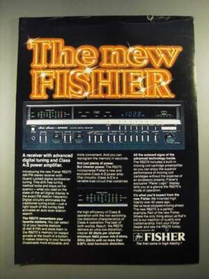 1980 Fisher RS270 Receiver Ad - The New Fisher-image